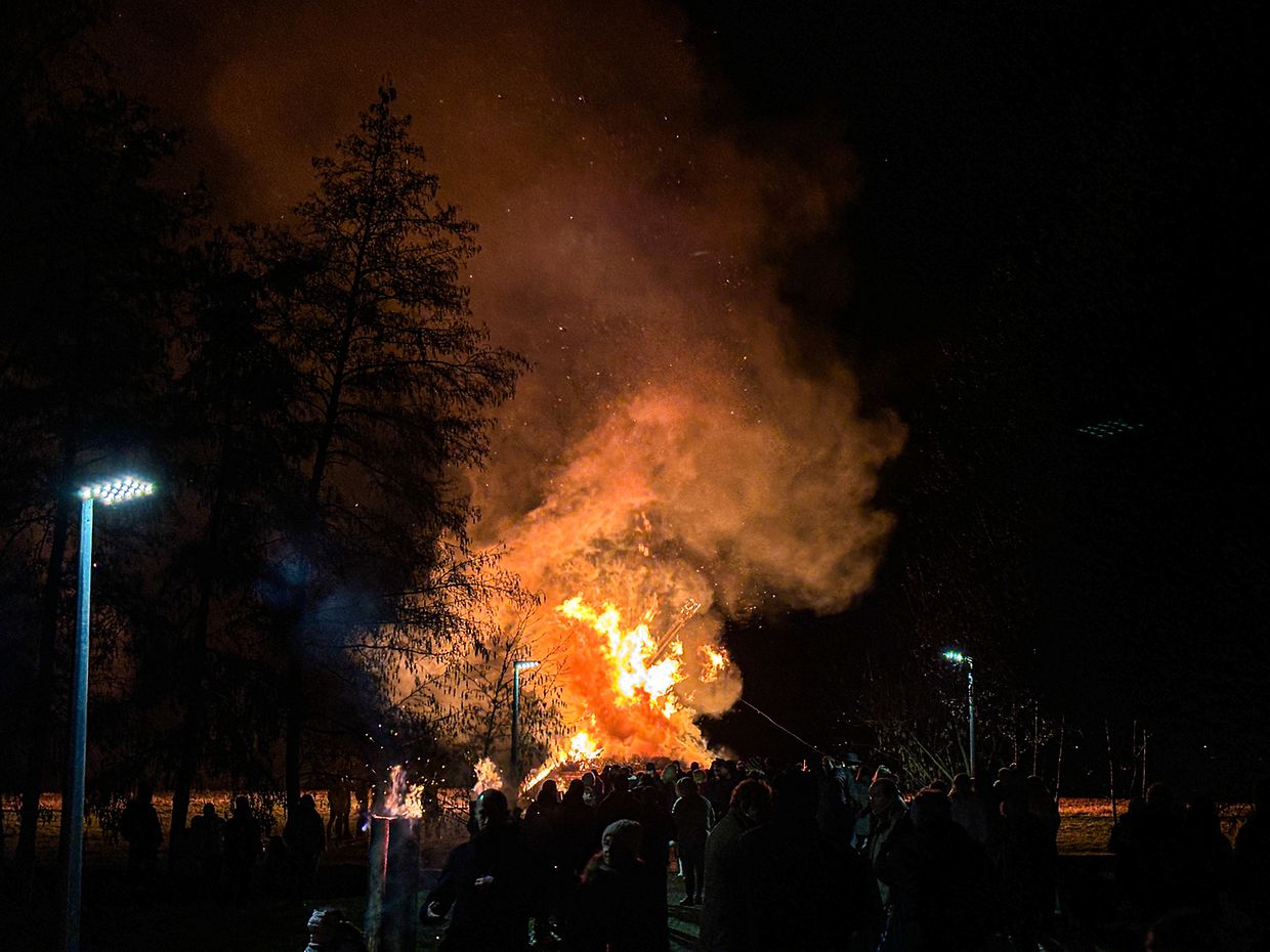 Buergbrennen Eechternoach 2024 / Foto: Viktor WITTAL