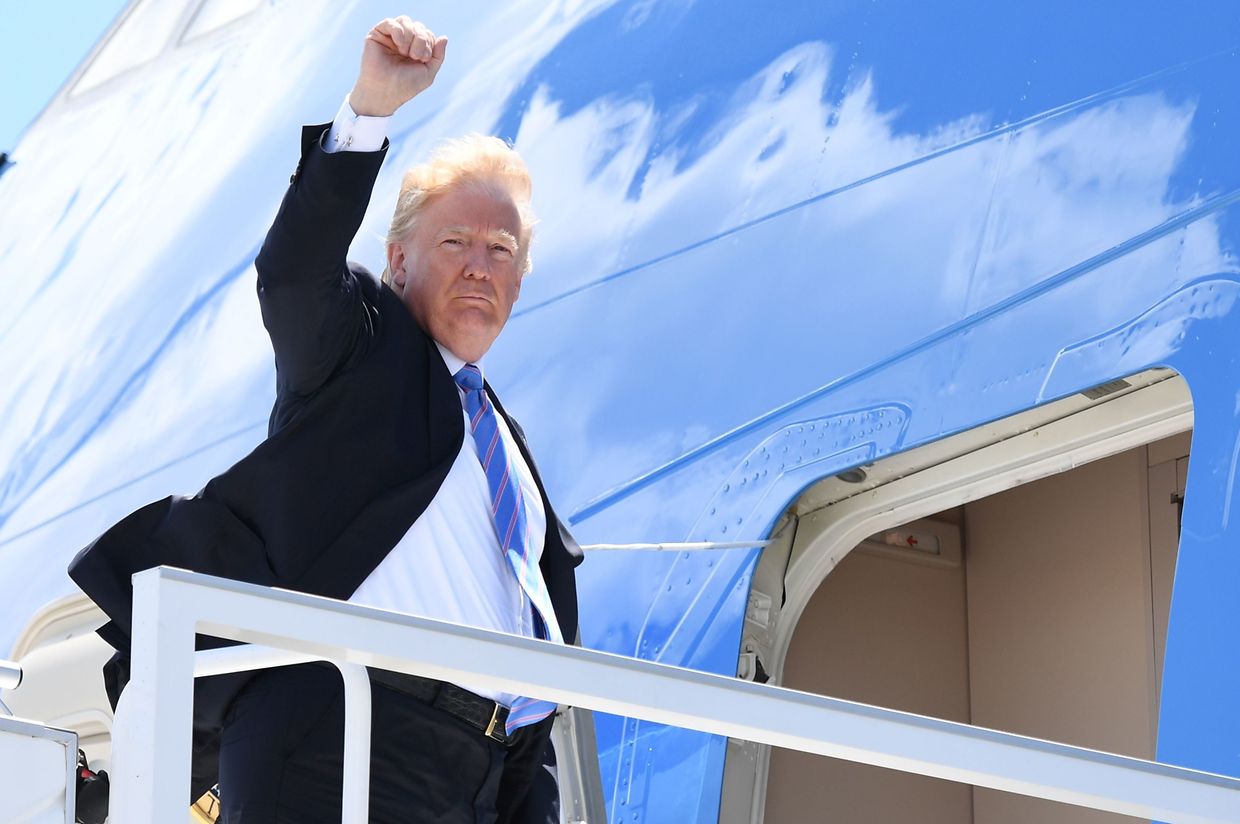 Os líderes do G7 assinaram um texto no qual defendem um comércio internacional com “regras” e se comprometem a tentar “reduzir as barreiras alfandegárias”