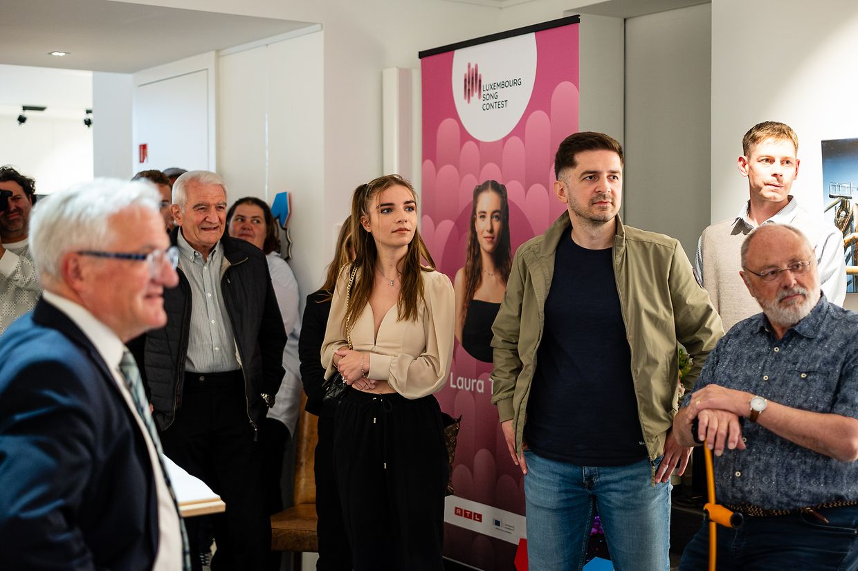 Réception Laura Thorn, ESC, Schifflange, Schëfflenger Konschthaus, 04.06.24, Foto: Laurent Sturm