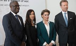 Stand Speak Rise Up, La Grande-Duchesse de Luxembourg Maria Teresa, Le grand-duc Henri de Luxembourg, Nadia Murad, Denis Mukwege, Foto: Chris Karaba/Luxemburger Wort 