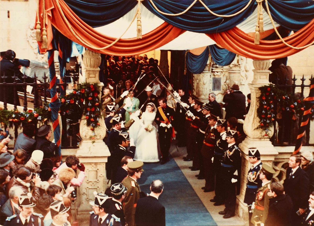 Casanento real no Luxemburgo de  S.A.R. Henri e Maria Teresa, em 14 de fevereiro de 1981
