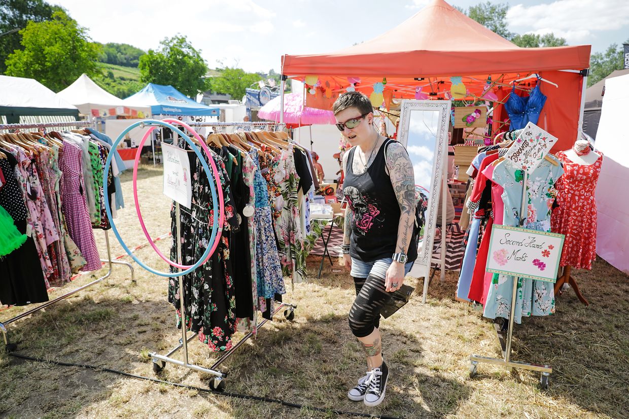 Noch bis Sonntag sind die US-Boliden in Stadtbredimus zu bestaunen.