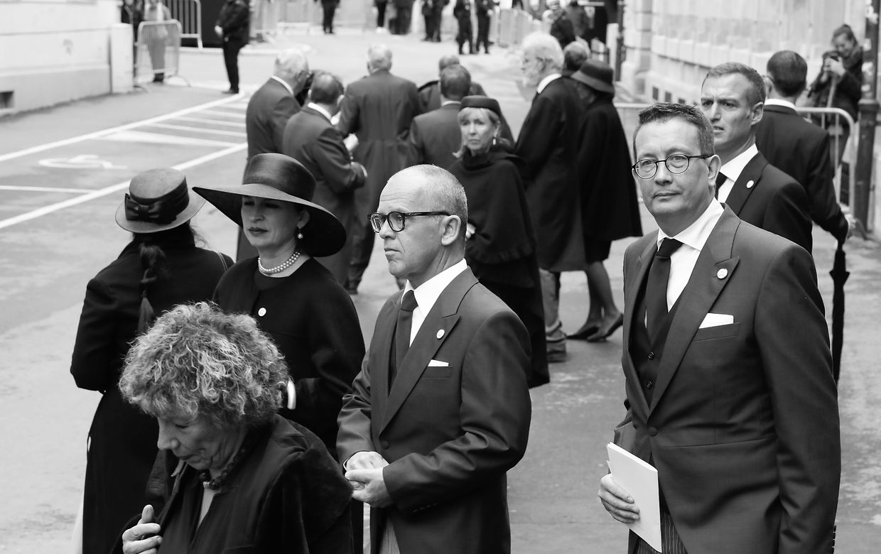 Lokales, Online, Kathedrale, Staatsbegräbnis Großherzog Jean, funérailles Grand-Duc Jean, Eingang Kathedrale,