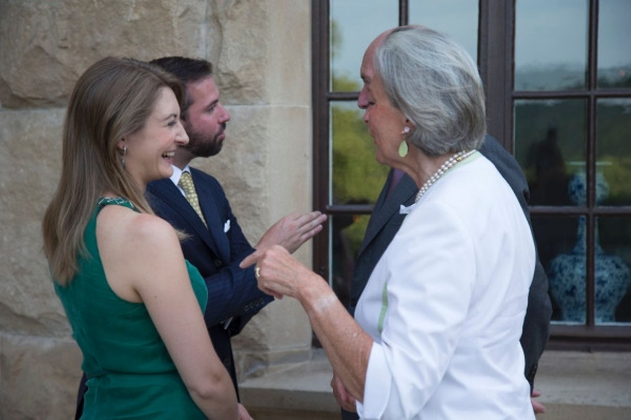 Garden Party der großherzoglichen Familie auf Schloss Berg.