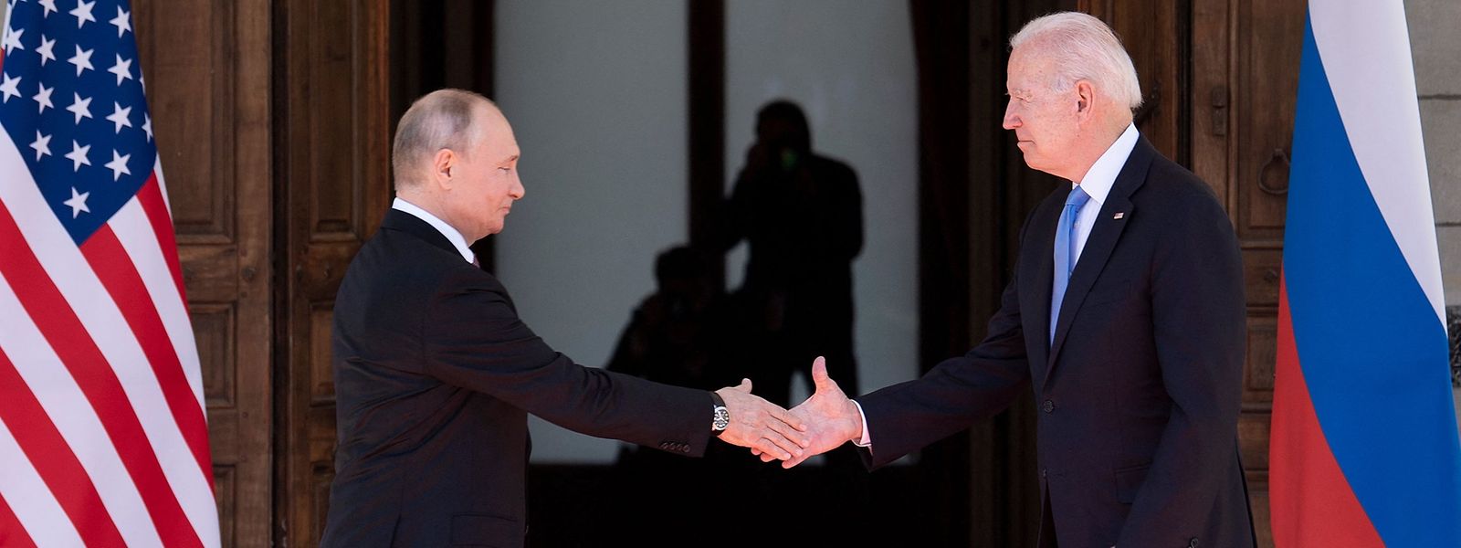 Russlands Präsident Wladimir Putin und US-Präsident Joe Biden bei Ihrem Treffen 2021 in Genf.