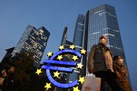 The forecast gave ammunition to those arguing that the European Central Bank should not rush to tighten monetary policy