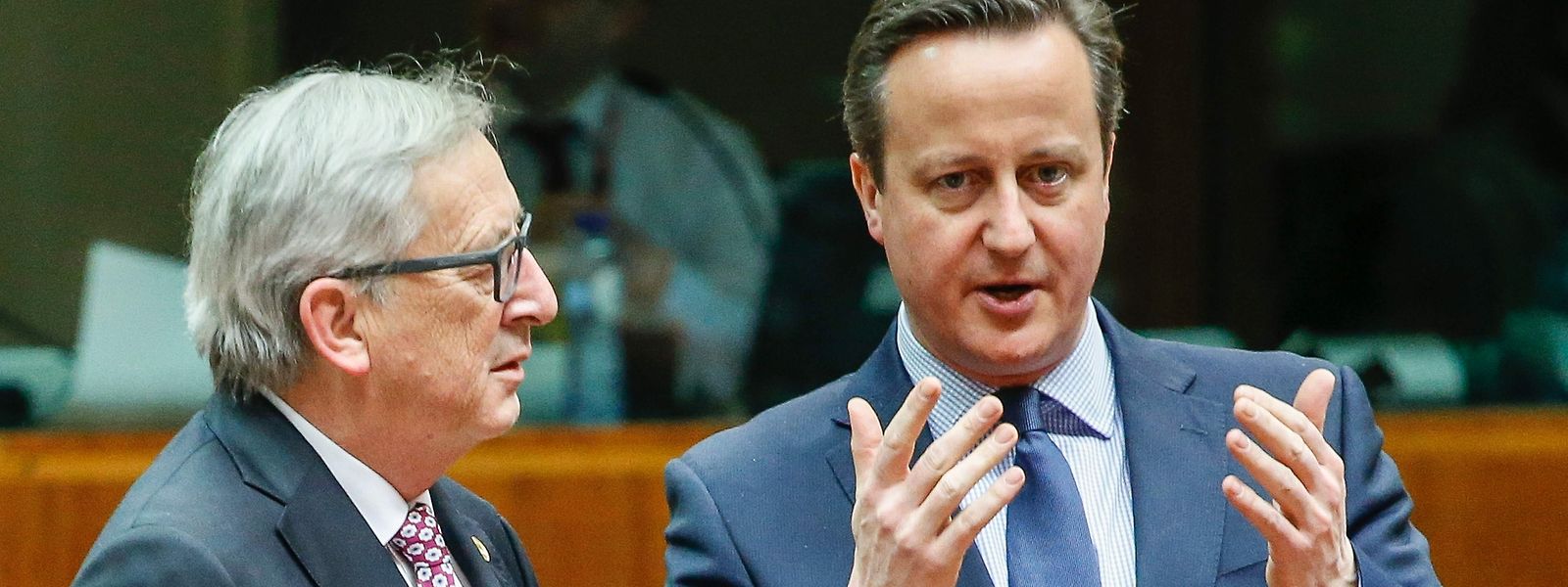EU-Kommissionspräsident Jean-Claude Juncker und der britische Premier David Cameron.