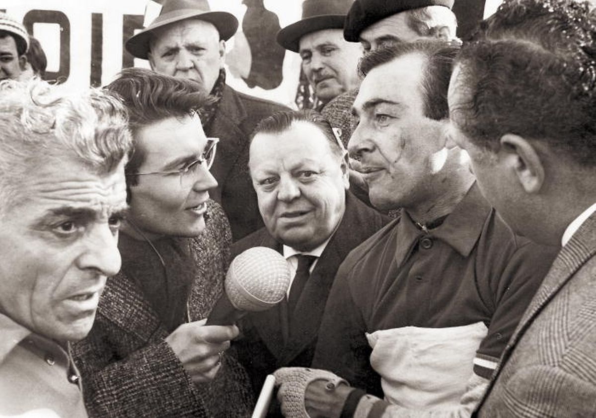 Pilo Fonck im Gespräch mit Charly Gaul.