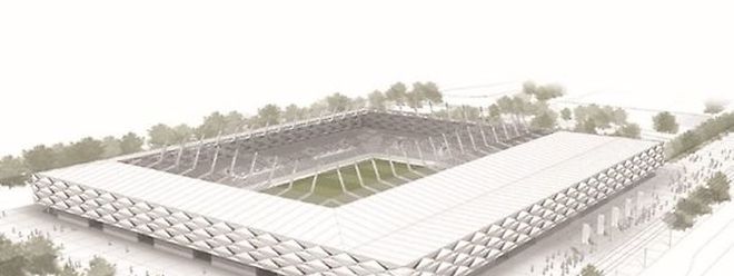 Voilà à quoi ressemblera le nouveau stade national du Luxembourg qui sera construit au bord de l'A6.