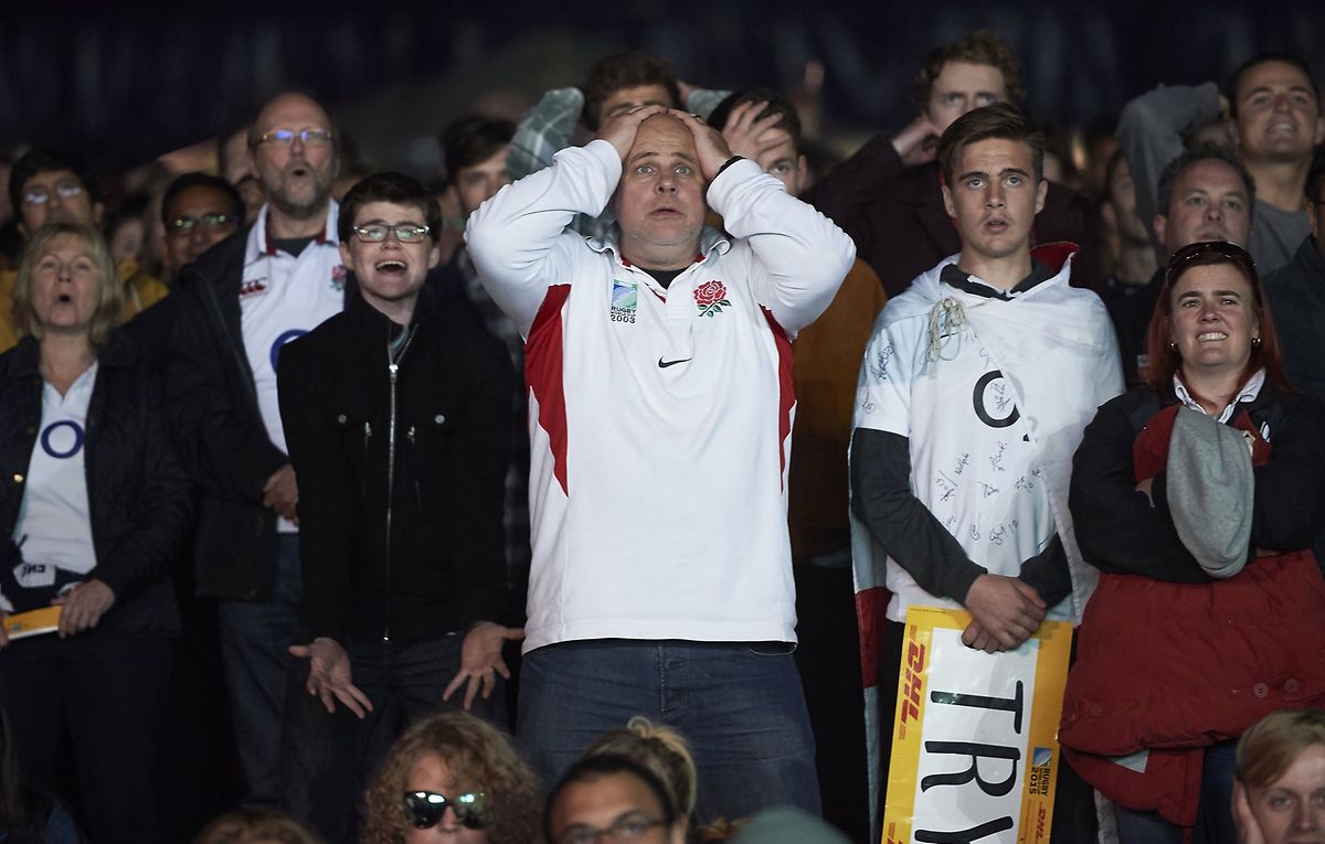 Für die englischen Rugby-Fans war der gestrige Abend wie ein kleiner Weltuntergang.