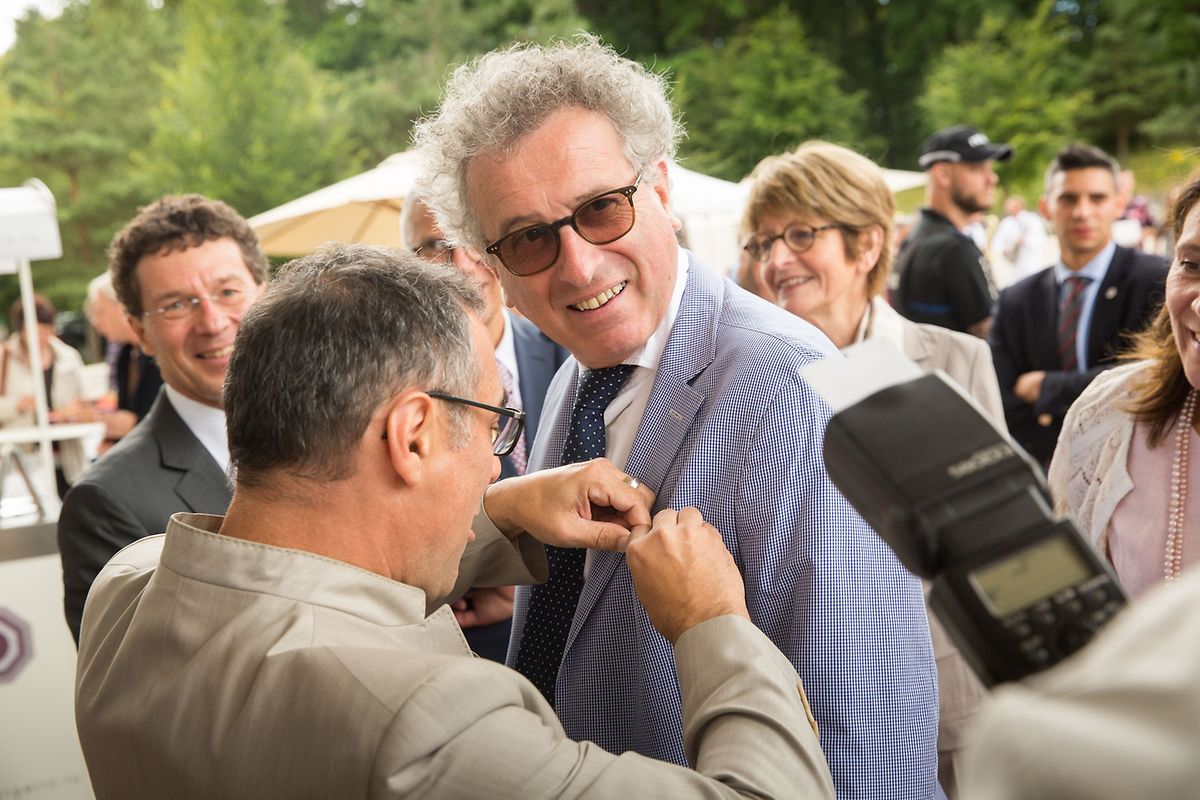 Impressionen der Jubiläumsfeier des Mudam, wo man von Samstag früh bis Sonntag Abend durchfeierte.