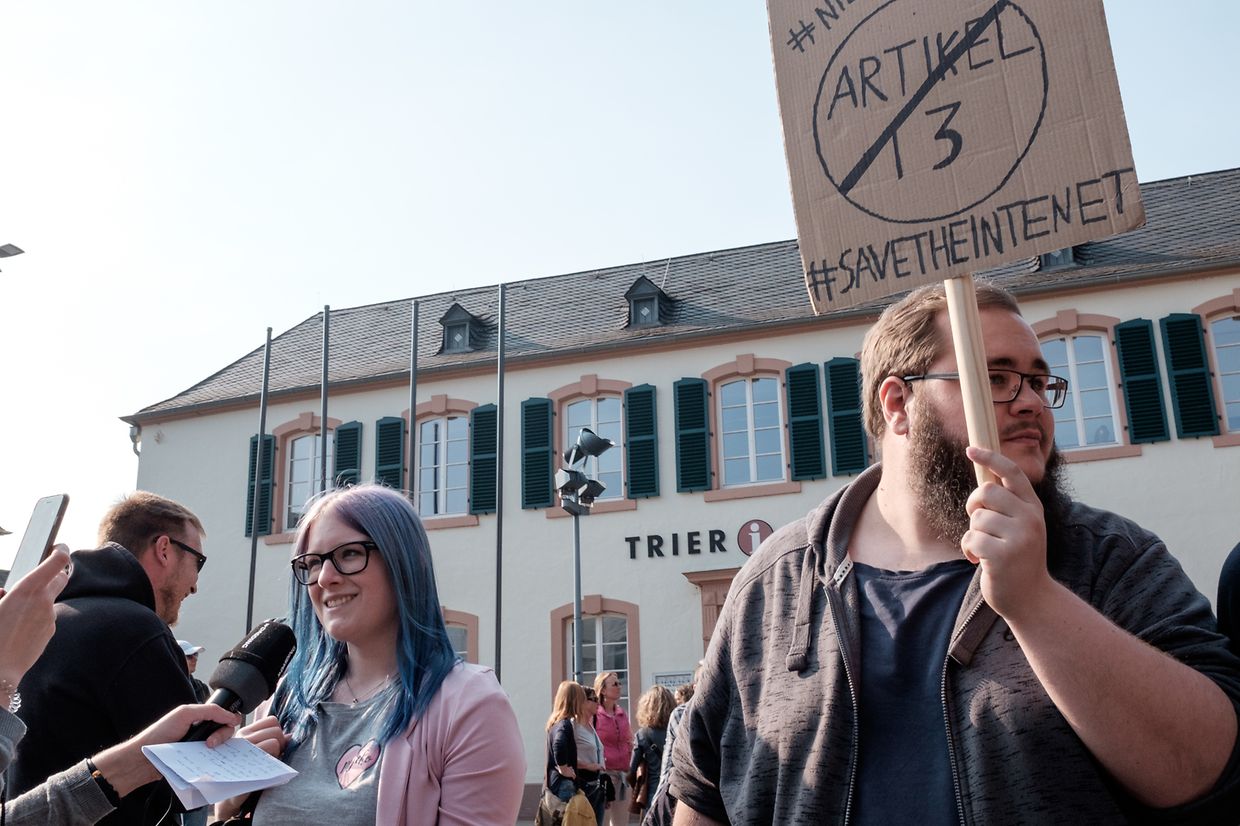 Save Your Internet Trier - Demo für ein freies Internet.