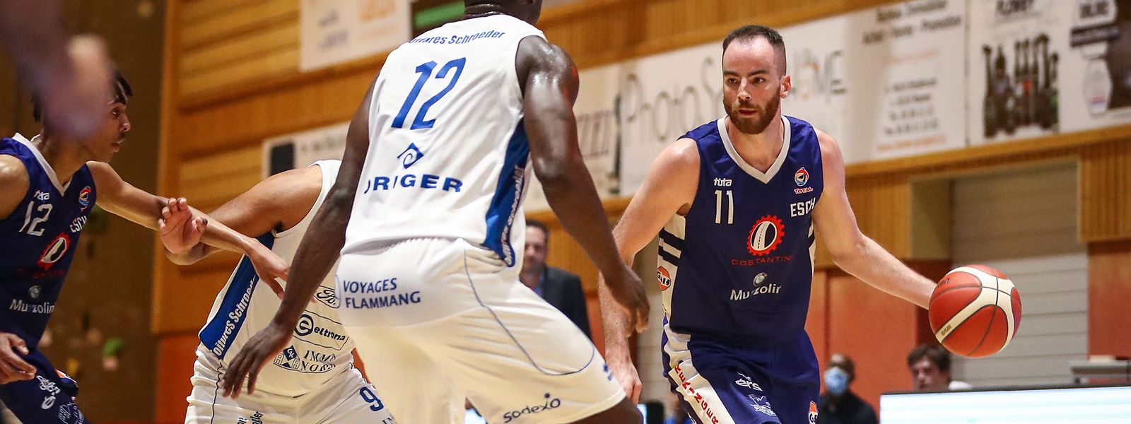 Clancy Rugg und seine Teamkollegen von Basket Esch verlieren auf dramatische Art und Weise.