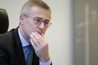 Interview Felix Braz, Ministre de la Justice, le 06 Mars 2018. Photo: Chris Karaba