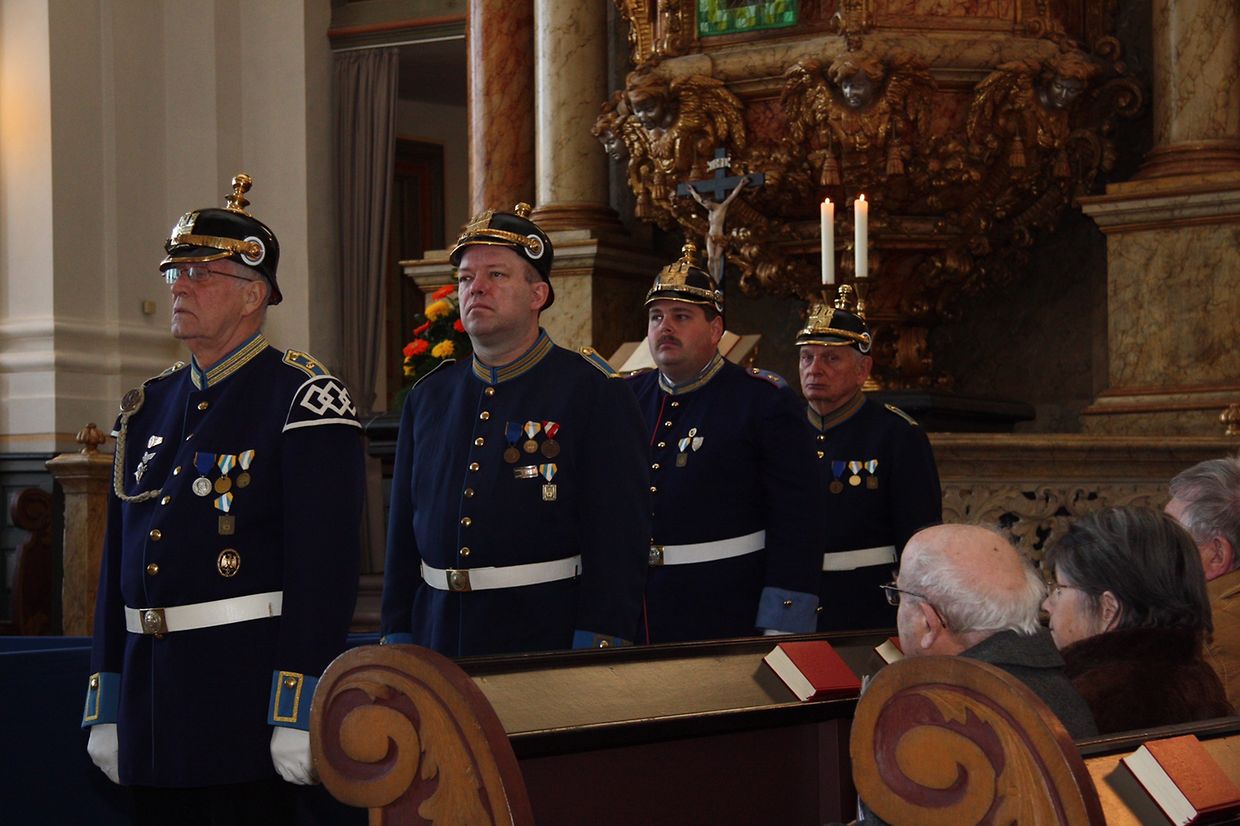 Erbgroßherzog Guillaume nahm an der Gedenkfeier teil.