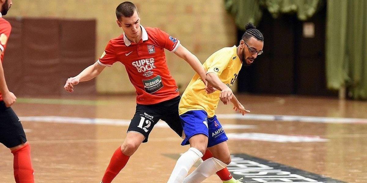 Daniel Perez et le Samba 7 ALSS Futsal a pris le meilleur sur le FCD03 de Ruben Oliveira.