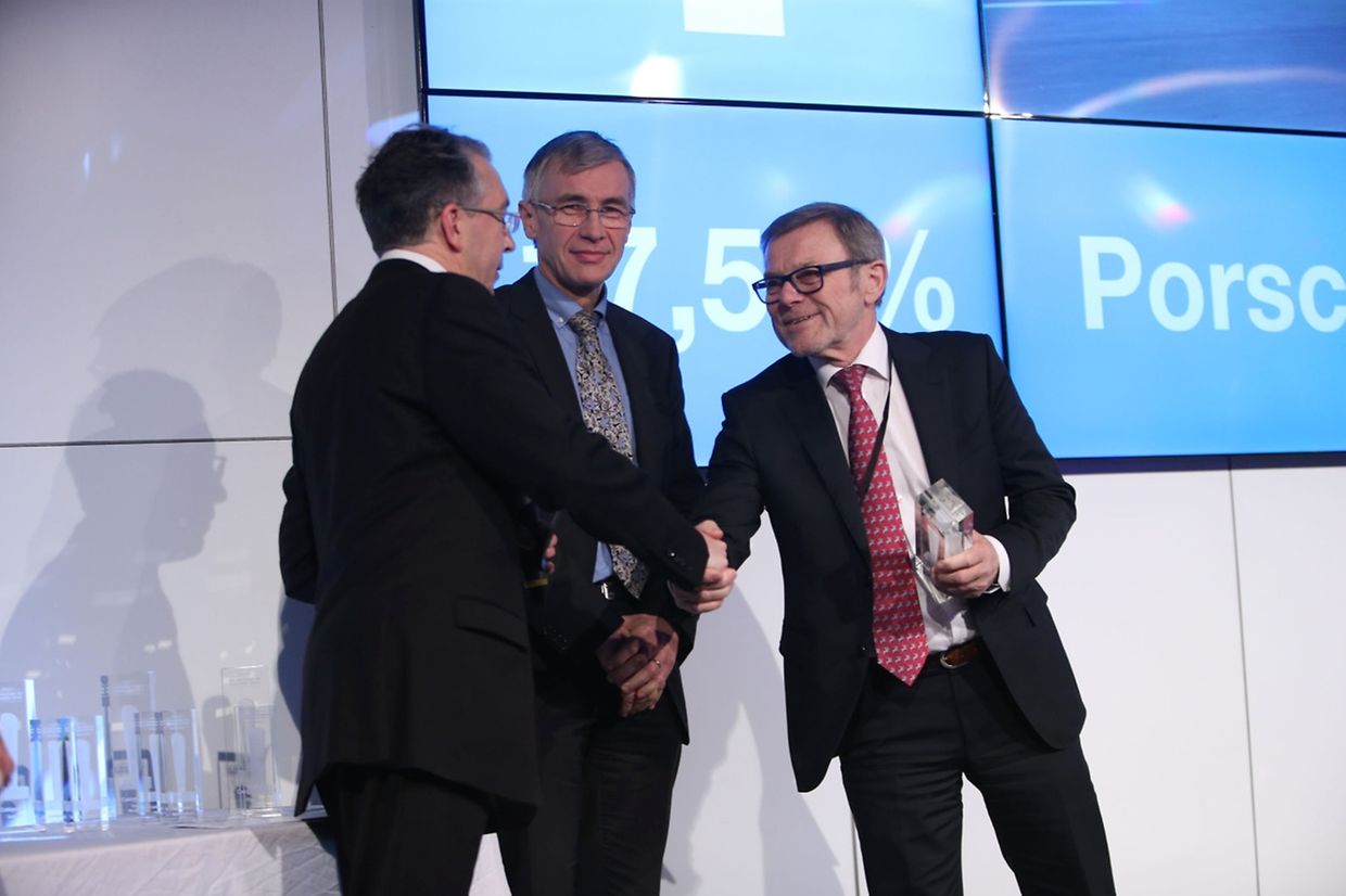 Petz Sandt, Romain Hoffmann et Jean-Pierre Graas.