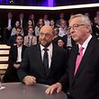 Martin Schulz und Jean-Claude Juncker im EU-Wahlkampffieber 