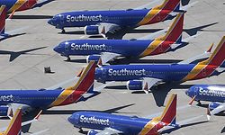 (FILES) In this file photo taken on March 28, 2019 Southwest Airlines Boeing 737 MAX aircraft are parked on the tarmac after being grounded, at the Southern California Logistics Airport in Victorville, California . - New Boeing Chief Executive David Calhoun told employees on January 13, 2020 the company must strengthen its culture, focus on "integrity" and be "transparent," according to an email sent to staff.
Calhoun, a longtime Boeing board member, officially took over on Monday as chief executive, replacing Dennis Muilenburg, who was ousted in December as the company faces a drawn-out crisis following deadly crashes of a top-selling jet. (Photo by Mark RALSTON / AFP)