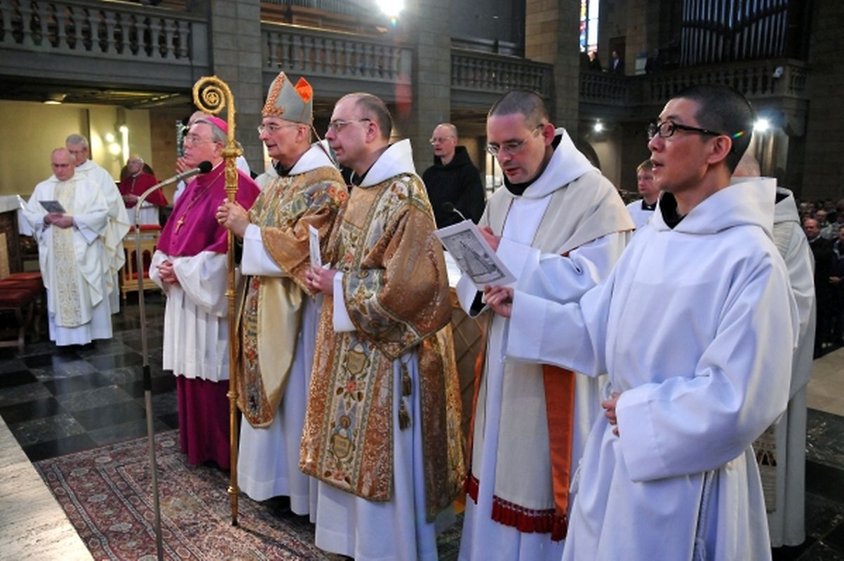 Messe für die Benediktiner der Abtei Clerf