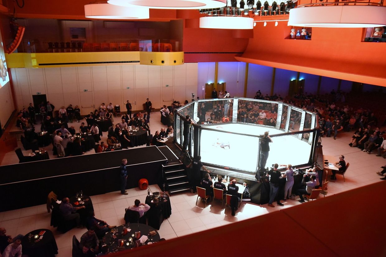 Vue d'ensemble du gala.