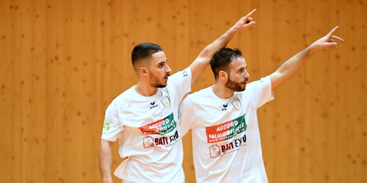 Tiago Carvalho (à droite), André Moreira, et leurs équipiers de l'Union Titus Pétange ont hâte de renouer avec la compétition.