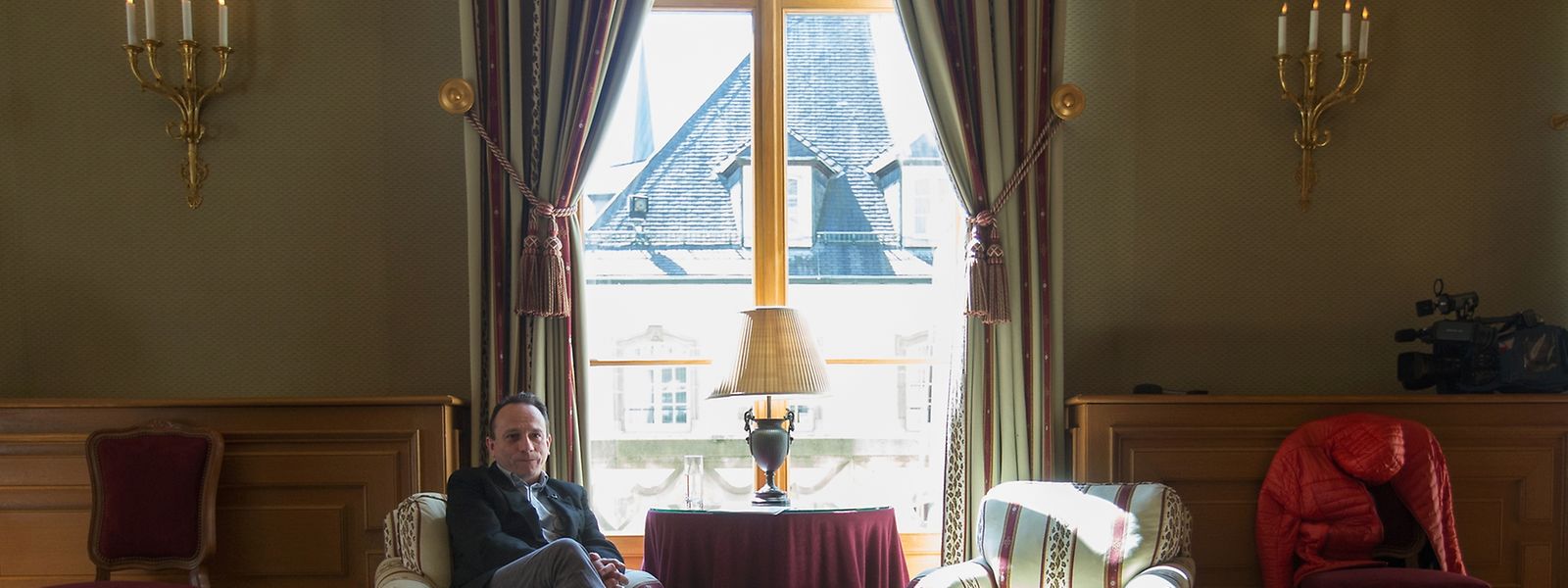 Marc Baum wirkte vor seiner Vereidigung entspannt. 