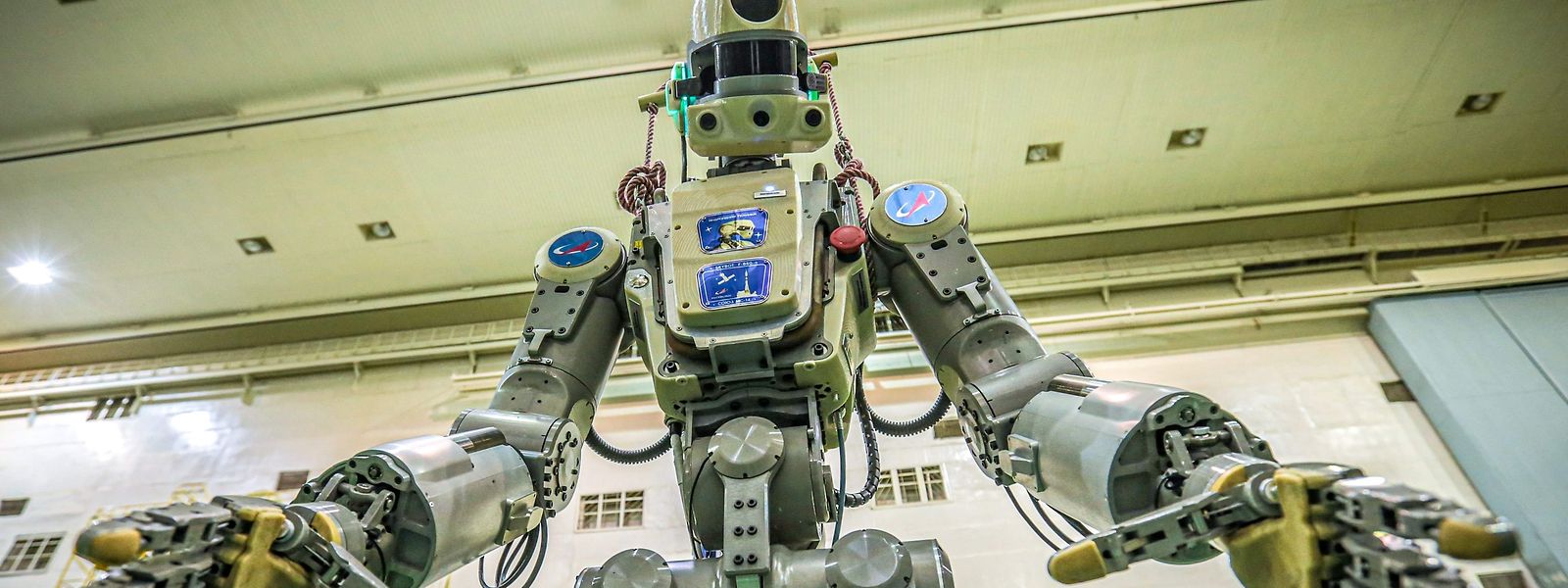 Fodor, le premier robot humanoïde russe doit rester dix jours au sein de l'ISS.