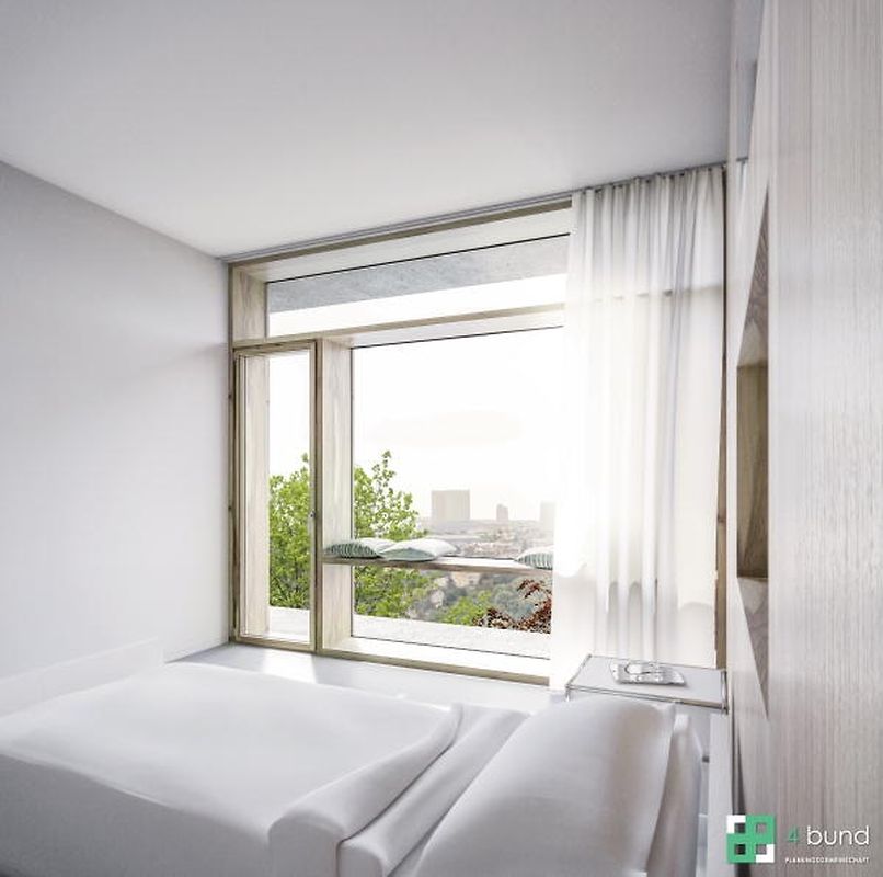 Das modulare und kompakte Gesundheitszentrum soll sich laut den Planern harmonisch in den urbanen Raum eingliedern.