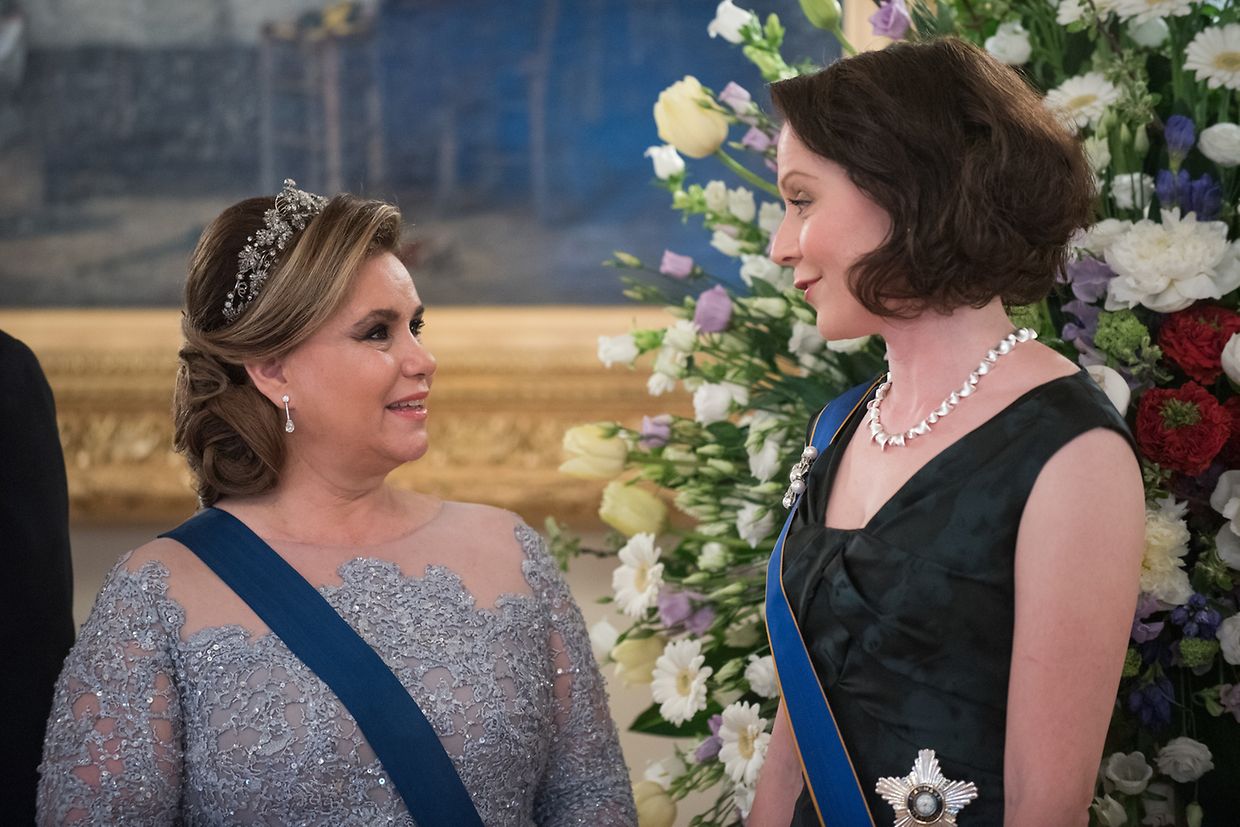 Großherzogin Maria Teresa mit Jenni Haukio.