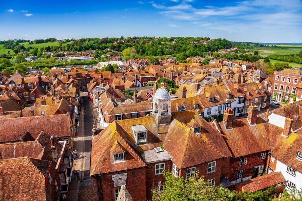 La ville de Rye, au sud de l'Angleterre.