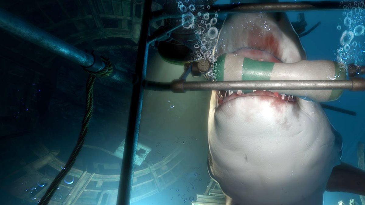 Abtauchen und anbeißen: Das VR-Game "The Deep" von Sony. 

