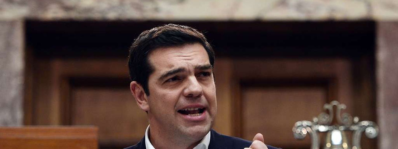 Premier Tsipras sprach am Donnerstag vor dem neuen Parlament.