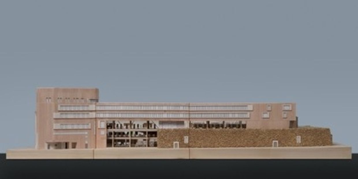 132 Meter lang und 53 Meter tief wird das Gebäude sein.