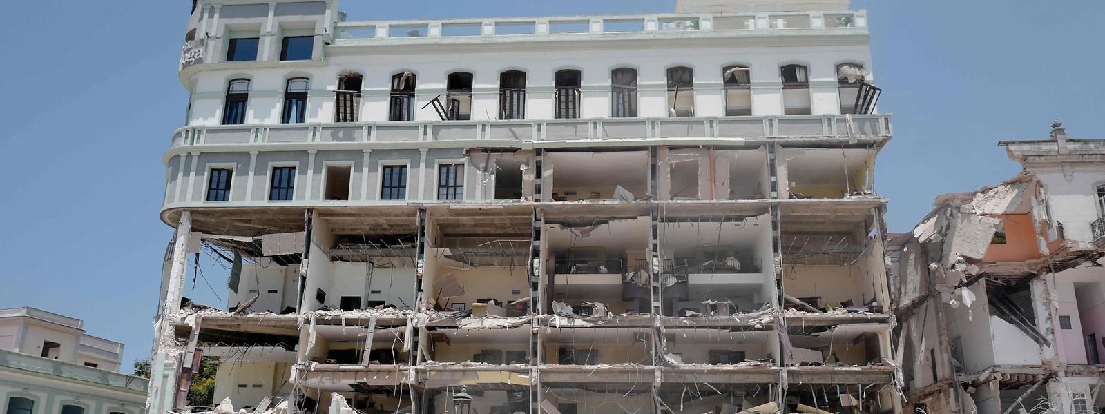 In dem Fünf-Sterne-Hotel Saragota ereignete sich eine gewaltige Explosion. 