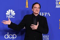 BEVERLY HILLS, CALIFORNIA - JANUARY 05: Quentin Tarantino poses in the press room during the 77th Annual Golden Globe Awards at The Beverly Hilton Hotel on January 05, 2020 in Beverly Hills, California.   Kevin Winter/Getty Images/AFP
== FOR NEWSPAPERS, INTERNET, TELCOS & TELEVISION USE ONLY ==
