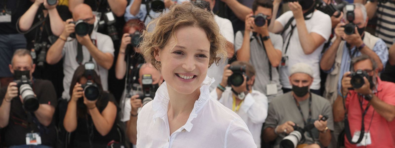 Vicky Krieps lors de la 74e édition du Festival de Cannes en 2021.