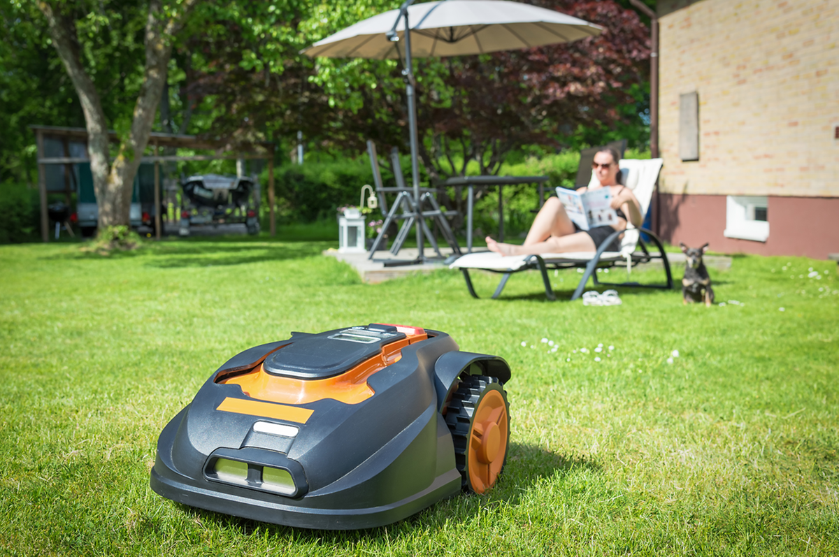 If cutting the lawn sounds too much like hard work, go robotic