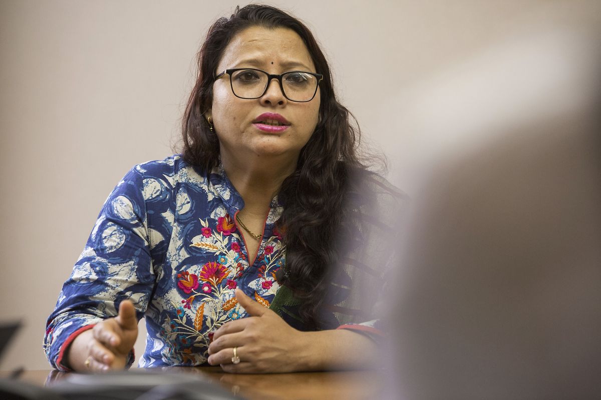 Sunita Danuwar. Victime à 14 ans d'un réseau de proxénètes, cette
Népalaise est aujourd'hui une militante reconnue dans la lutte contre les
abus sexuels à l'encontre de femmes et de mineures. 