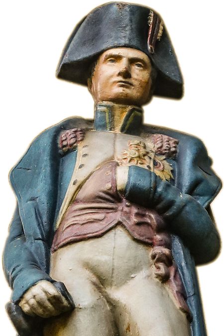 La statue de Napoléon dans la Vieille Ville.