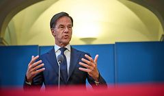 Outgoing Prime Minister Mark Rutte addresses the press at the Ministry of General Affairs after a consultation on the corona crisis on August 9, 2021. (Photo by Phil nijhuis / various sources / AFP) / Netherlands OUT / Phil nijhuis,Den Haag,Nederland,Phil Nijhuis,Phil Nijhuis,mark rutte,525933,Phil Nijhuis,DEN HAAG - Demissionair premier Mark Rutte staat de pers te woord op het ministerie van Algemene Zaken na afloop van een overleg over de coronacrisis. Het kabinet komt tijdens het zomerreces wekelijks op maandag met een update over de stand van zaken rondom het coronavirus. ANP PHIL NIJHUIS,THE HAGUE - Outgoing Prime Minister Mark Rutte addresses the press at the Ministry of General Affairs after a consultation on the corona crisis. During the summer recess, the cabinet will provide an update every Monday on the state of affairs regarding the corona virus. ANP PHIL NIJHUIS,Cabinet comes with update on corona crisis,Kabinet komt met update over coronacrisis netherlands out - belgium out