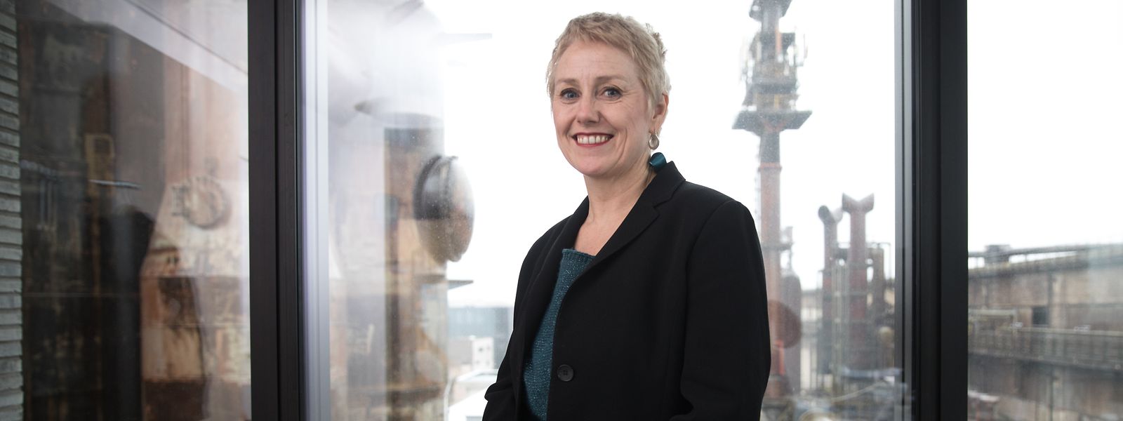 Zwischen alter Industrie und digitaler Ökonomie: Sasha Baillie am Luxinnovation-Standort in Belval.