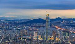 Seoul, die Hauptstadt Südkoreas, ist eine gewaltige Metropole, in deren Umkreis fast 30 Millionen Menschen leben.