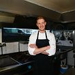 Thomas Murer, dans les cuisines de La Mirabelle: toujours le sourire!