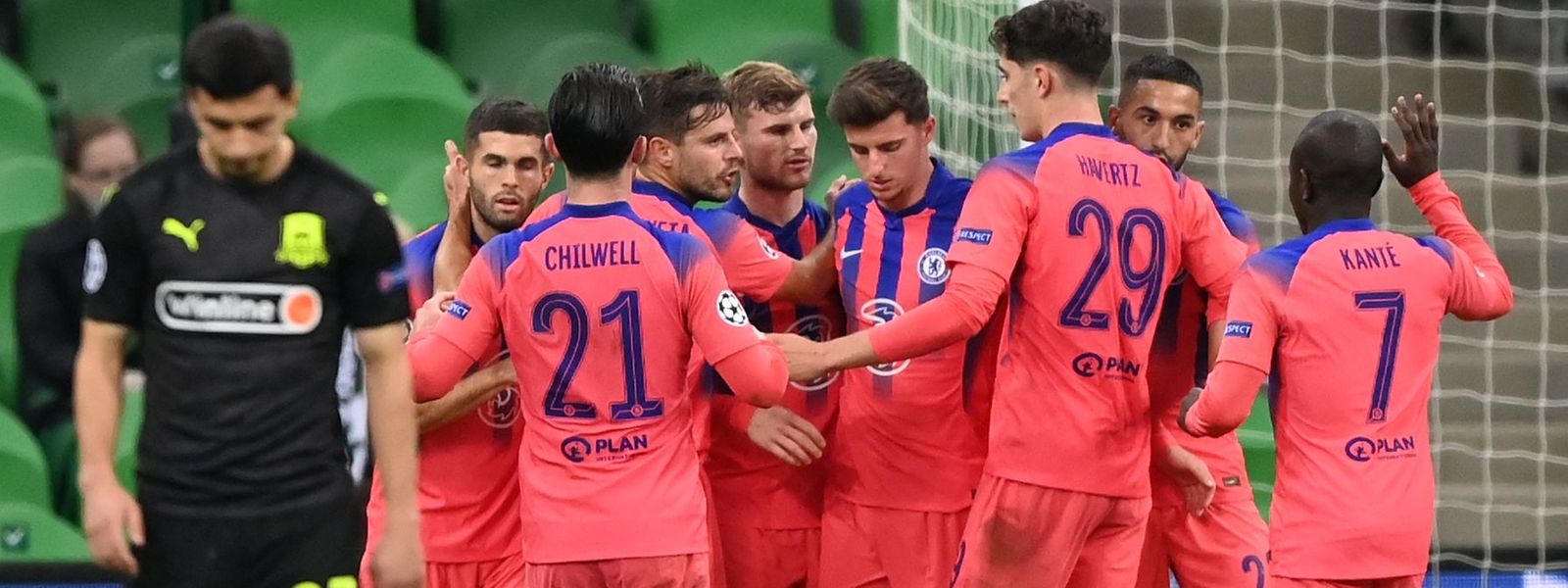 Die Spieler des FC Chelsea haben mit Krasnodar keine Mühe.