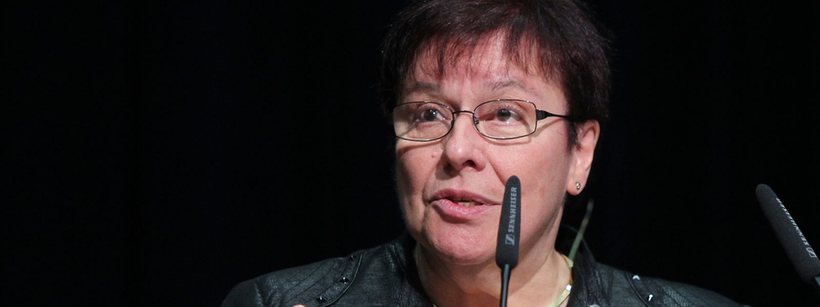 Germaine Goetzinger bei der Juliäumsfeier am Sonntag, dem 5. Oktober.