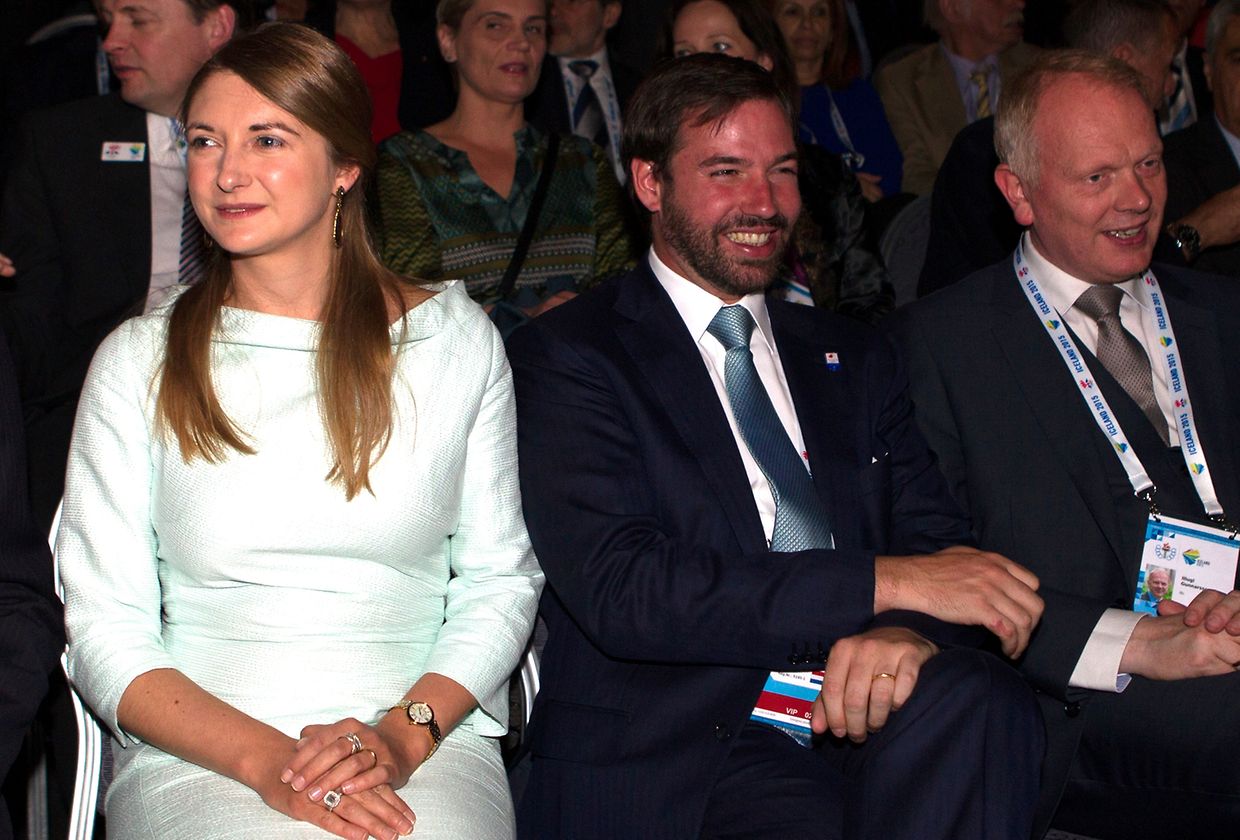 Die Erbgroßherzogin und der Erbgroßherzog genossen die Vorstellung.