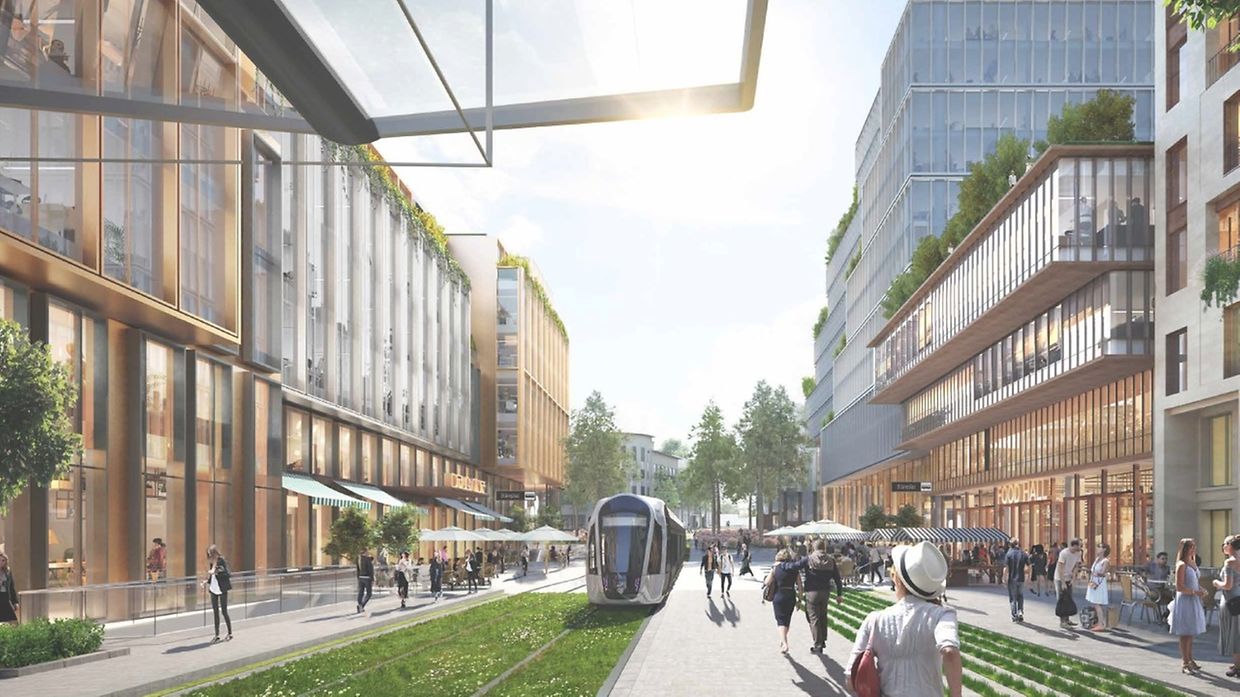 So stellen sich die Konzeptentwickler die künftige Stäreplaz und ihre Umgebung vor.