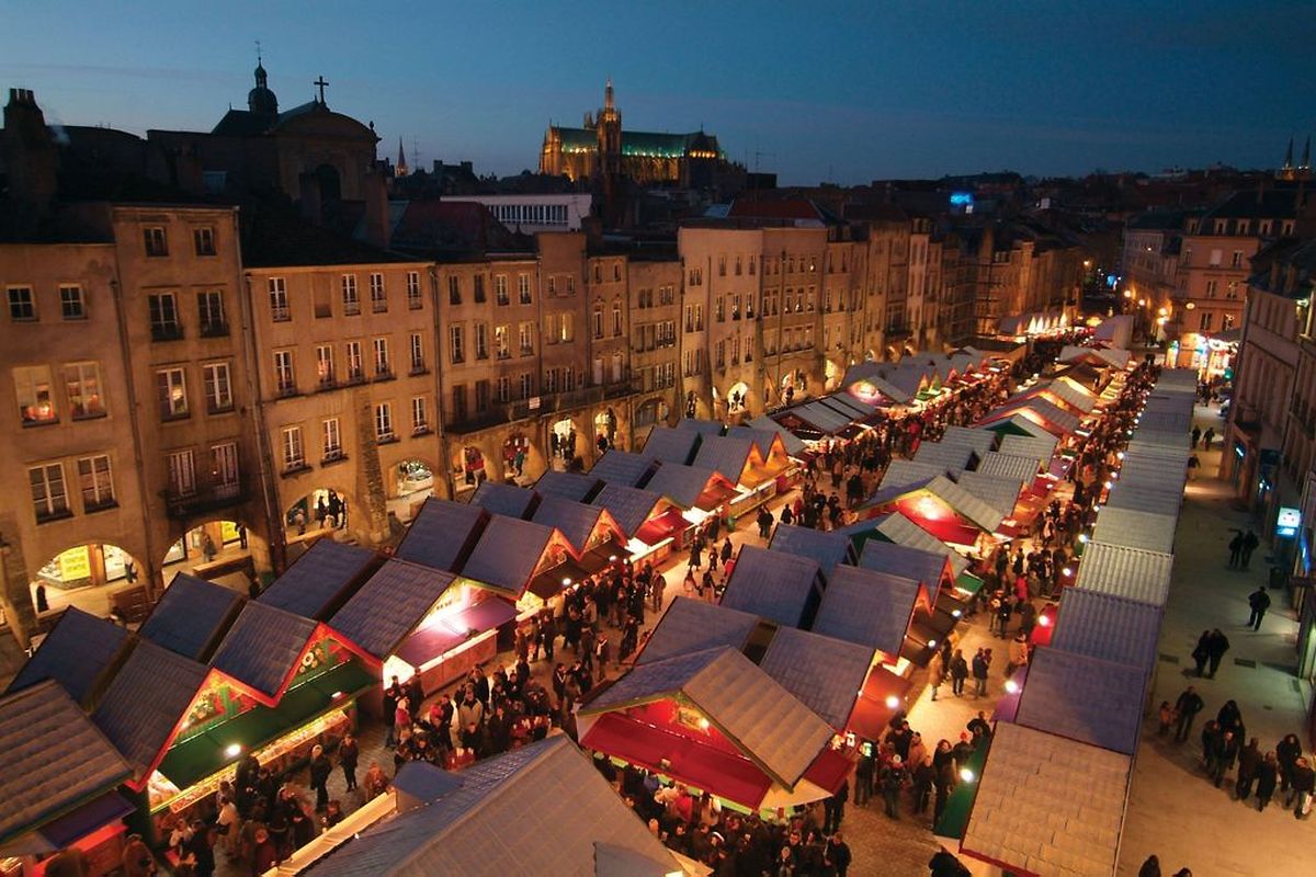 Metz la magie de Noël commence avec le feu
