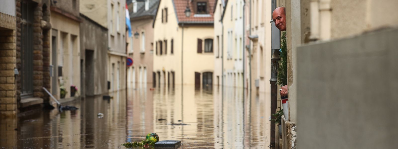 Große Teile von Echternach wurden vergangene Woche nach dem Dauerregen überschwemmt. 